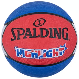 PELOTA DE BÁSQUET HIGHLIGHT #7 OUTDOOR AZUL/ROJO SPALDING