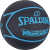 PELOTA DE BÁSQUET HIGHLIGHT #7 OUTDOOR NEGRO/AZUL SPALDING