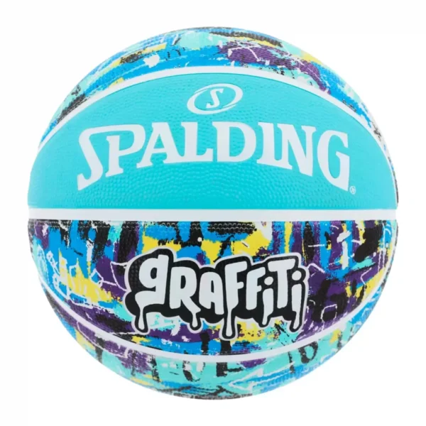 PELOTA DE BÁSQUET GRAFFITI #7 OUTDOOR CELESTE SPALDING