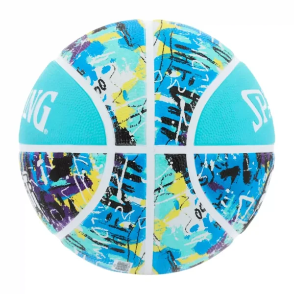 PELOTA DE BÁSQUET GRAFFITI #7 OUTDOOR CELESTE SPALDING