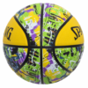 PELOTA DE BÁSQUET GRAFFITI #7 OUTDOOR AMARILLO SPALDING