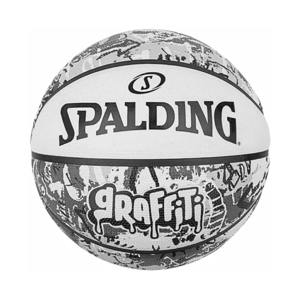 PELOTA DE BÁSQUET GRAFFITI #7 OUTDOOR GRIS SPALDING