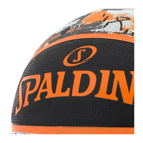 PELOTA DE BÁSQUET GRAFFITI #7 OUTDOOR NARANJA SPALDING
