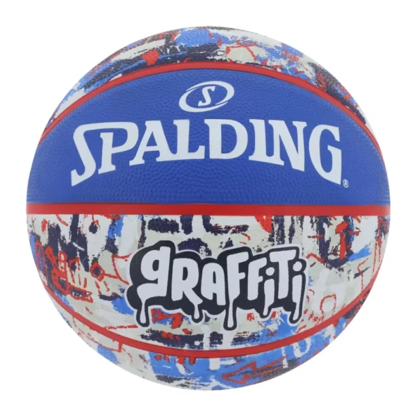 PELOTA DE BÁSQUET GRAFFITI #7 OUTDOOR AZUL SPALDING