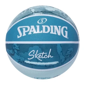 PELOTA DE BÁSQUET SKETCH #7 OUTDOOR TURQUESA SPALDING