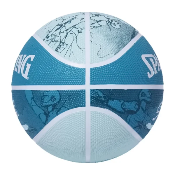 PELOTA DE BÁSQUET SKETCH #7 OUTDOOR TURQUESA SPALDING