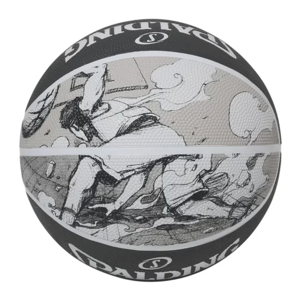 PELOTA DE BÁSQUET SKETCH #7 OUTDOOR GRIS SPALDING