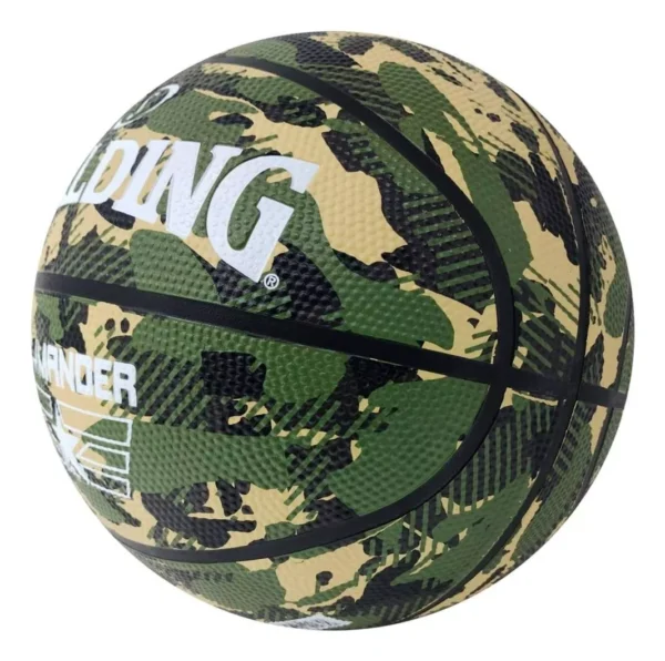 PELOTA DE BÁSQUET COMMANDER OUTDOOR CAMUFLADO #7 SPALDING