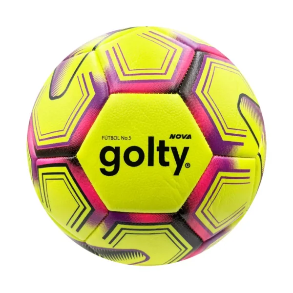 PELOTA DE FÚTBOL NOVA CUERO FOAM AMARILLO #5 GOLTY