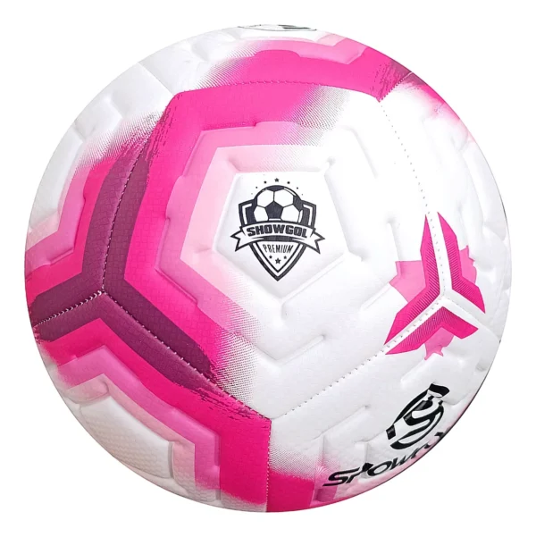 PELOTA DE FUTBOL CUERO FOAM ROSADO#5 SHOWGOL