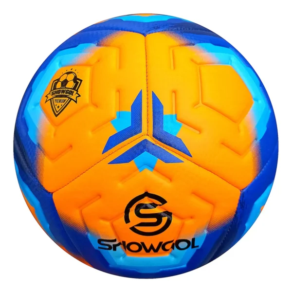 PELOTA DE FUTBOL CUERO FOAM NARANJA #5 y #4 SHOWGOL