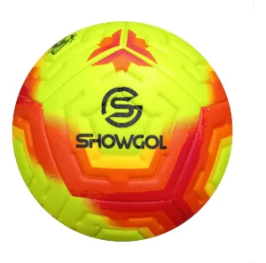 PELOTA DE FUTBOL CUERO FOAM AMARILLO #5 y #4 SHOWGOL