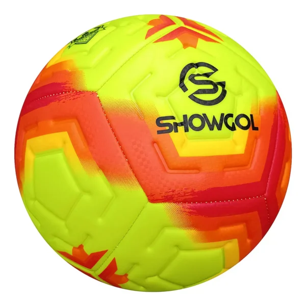 PELOTA DE FUTBOL CUERO FOAM AMARILLO #5 y #4 SHOWGOL