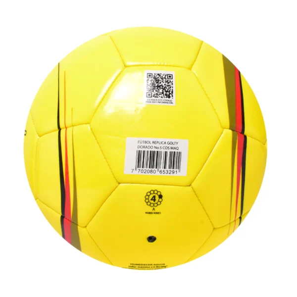 PELOTA DE FÚTBOL DORADO REPLICA #5 GOLTY