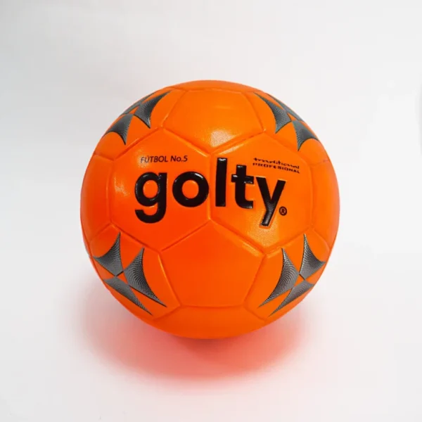 PELOTA DE FÚTBOL TRADITIONAL TODOTERRENO NARANJA #5 GOLTY