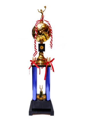 TROFEO NACIONAL DORADO DE FUTBOL DE 60 CM