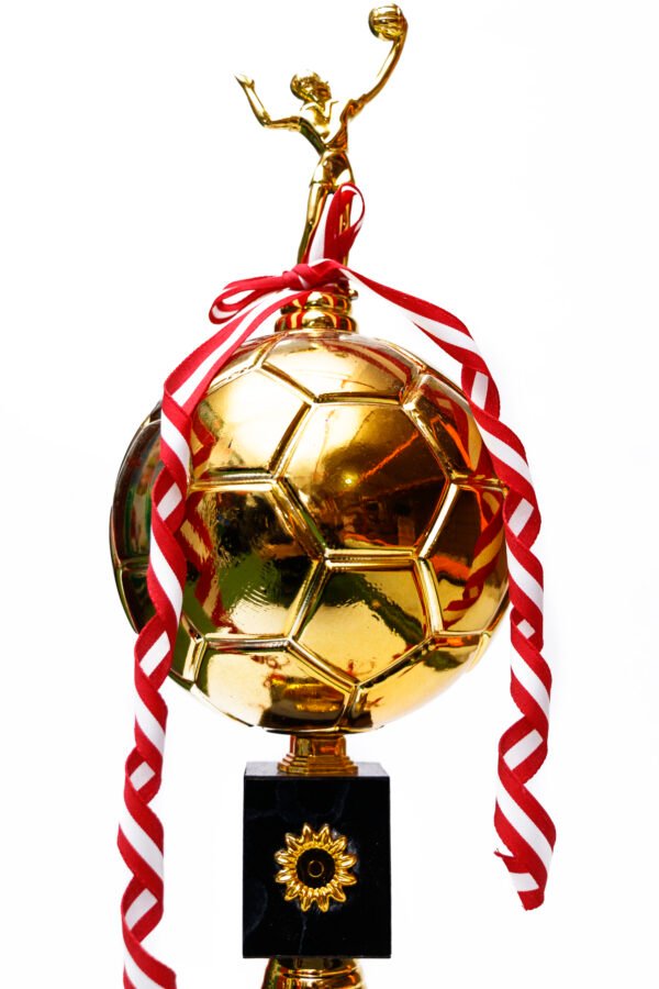 TROFEO NACIONAL DORADO DE FUTBOL DE 60 CM