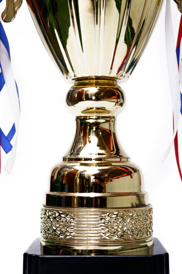 TROFEO DORADO IMPORTADO DE FUTBOL MODELO 16