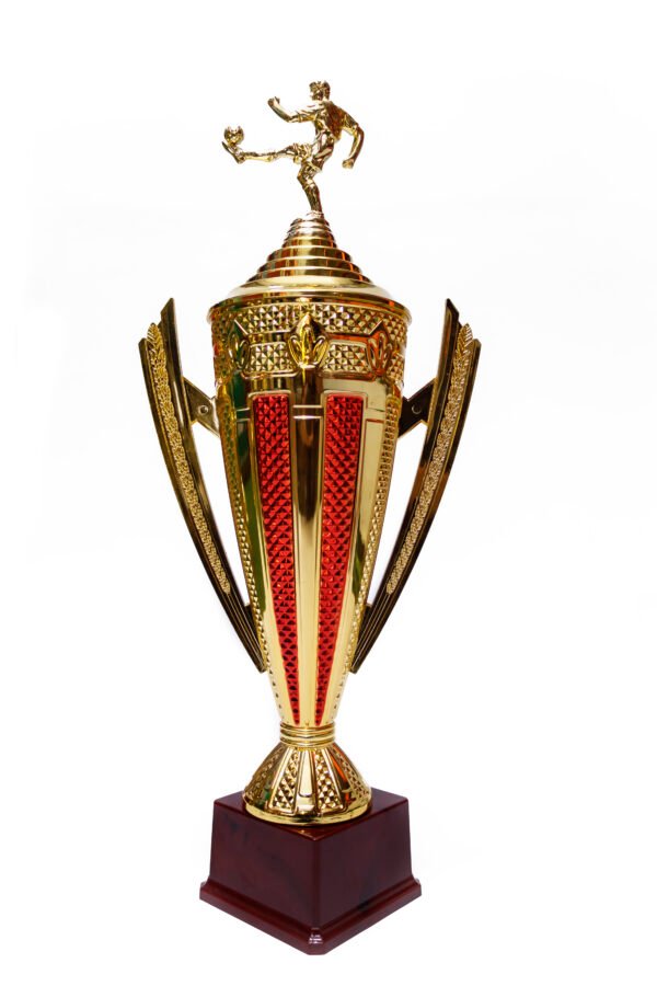 TROFEO DORADO IMPORTADO DE FUTBOL MODELO 22