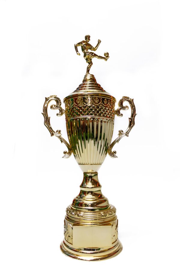 TROFEO DORADO IMPORTADO DE FUTBOL MODELO 35