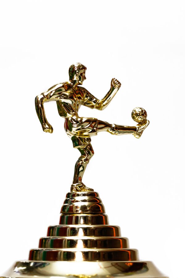 TROFEO DORADO IMPORTADO DE FUTBOL MODELO 35