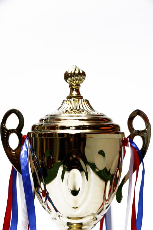 TROFEO DORADO IMPORTADO DE FUTBOL MODELO 17