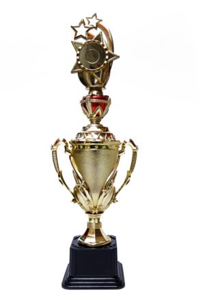 TROFEO DORADO IMPORTADO MEJOR JUGADOR MODELO 47