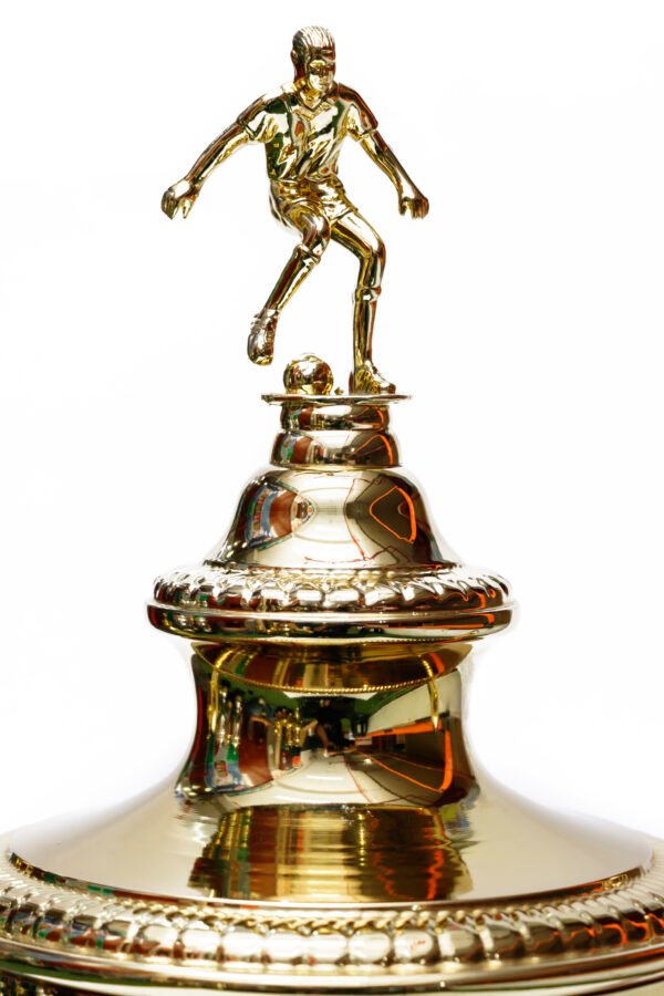 TROFEO DORADO IMPORTADO DE FUTBOL MODELO 12