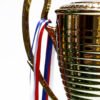 TROFEO DORADO IMPORTADO DE FUTBOL MODELO 8