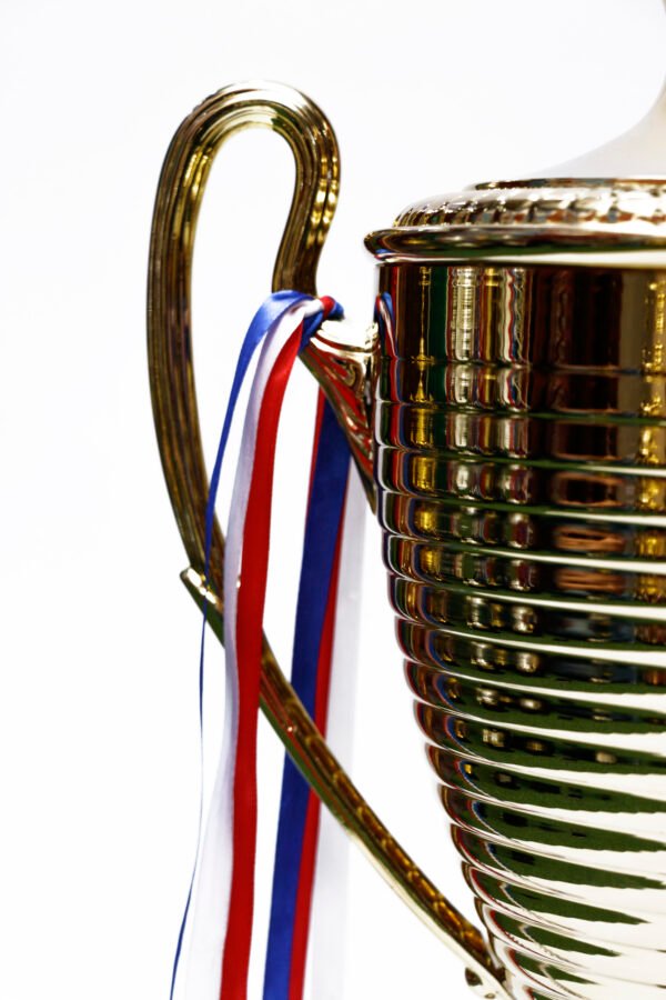 TROFEO DORADO IMPORTADO DE FUTBOL MODELO 8