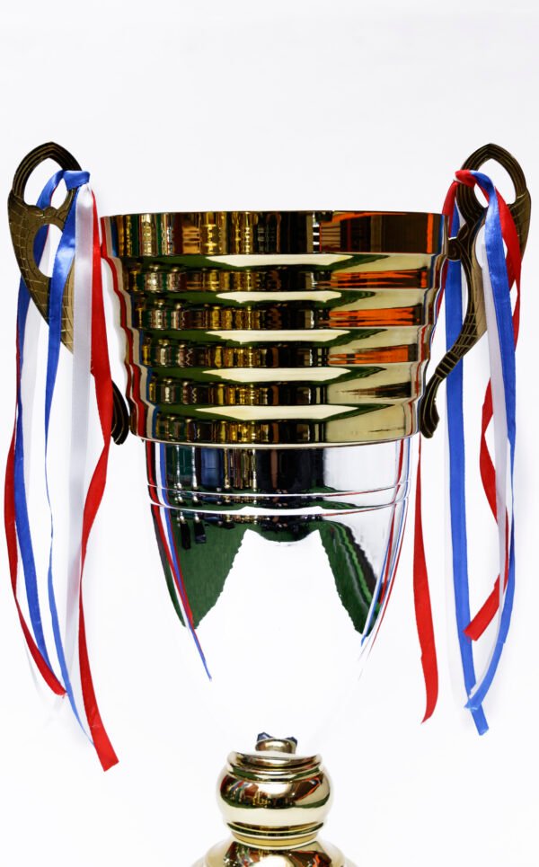 TROFEO DORADO IMPORTADO DE FUTBOL MODELO 8