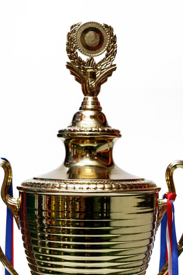 TROFEO DORADO IMPORTADO DE FUTBOL MODELO 10
