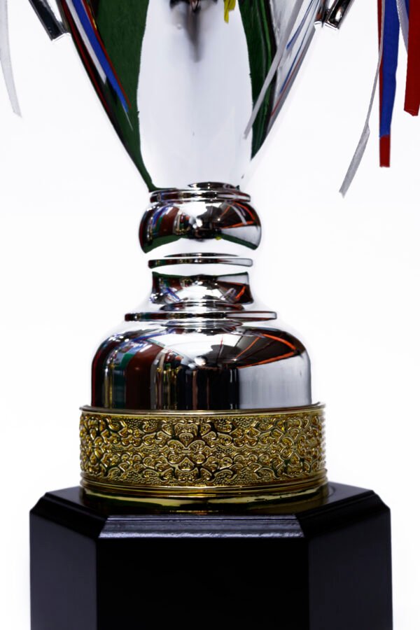 TROFEO PLATEADO IMPORTADO DE FUTBOL 26
