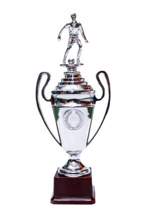 TROFEO PLATEADO IMPORTADO MEJOR JUGADOR MODELO 73