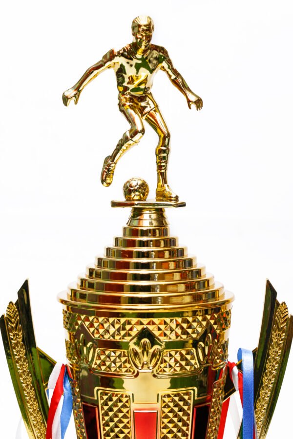 TROFEO DORADO IMPORTADO DE FUTBOL MODELO 21