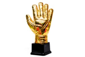 TROFEO DORADO IMPORTADO MEJOR JUGADOR MODELO 84