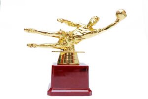 TROFEO DORADO IMPORTADO MEJOR JUGADOR MODELO 86