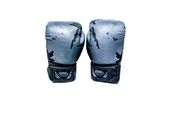 GUANTES DE BOXEO VENUM CAMUFLAJE GRIS
