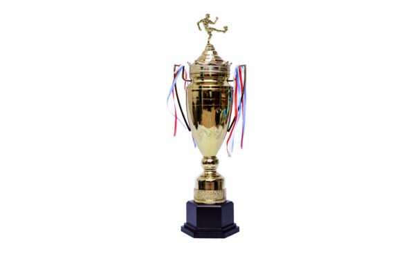 TROFEO DORADO IMPORTADO DE FUTBOL MODELO 23