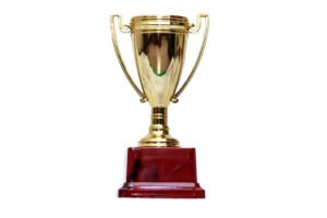 TROFEO DORADO IMPORTADO MEJOR JUGADOR MODELO 92