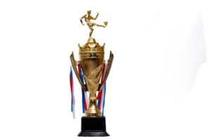 TROFEO DORADO IMPORTADO MEJOR JUGADOR MODELO 63