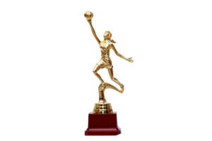 TROFEO DORADO IMPORTADO INDIVIDUAL MEJOR JUGADOR MODELO 36