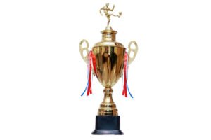 TROFEO DORADO IMPORTADO DE FUTBOL MODELO 13