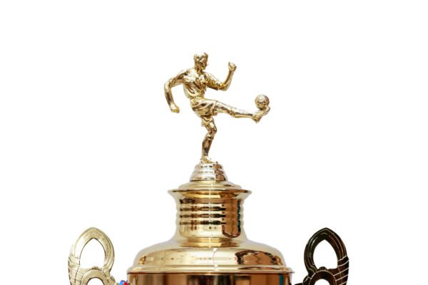 TROFEO DORADO IMPORTADO DE FUTBOL MODELO 13
