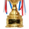 TROFEO DORADO IMPORTADO DE FUTBOL MODELO 34