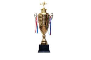 TROFEO DORADO IMPORTADO DE FUTBOL MODELO 6