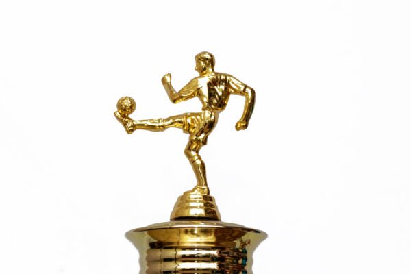 TROFEO DORADO IMPORTADO DE FUTBOL MODELO 6
