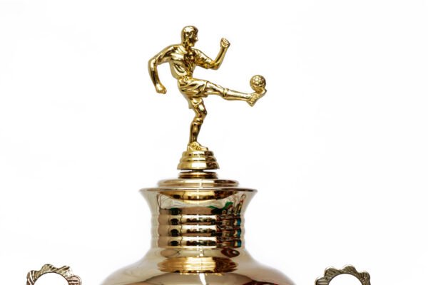 TROFEO DORADO IMPORTADO DE FUTBOL MODELO 3