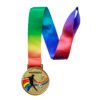 MEDALLA FUTBOL ARCOIRIS DOCENA